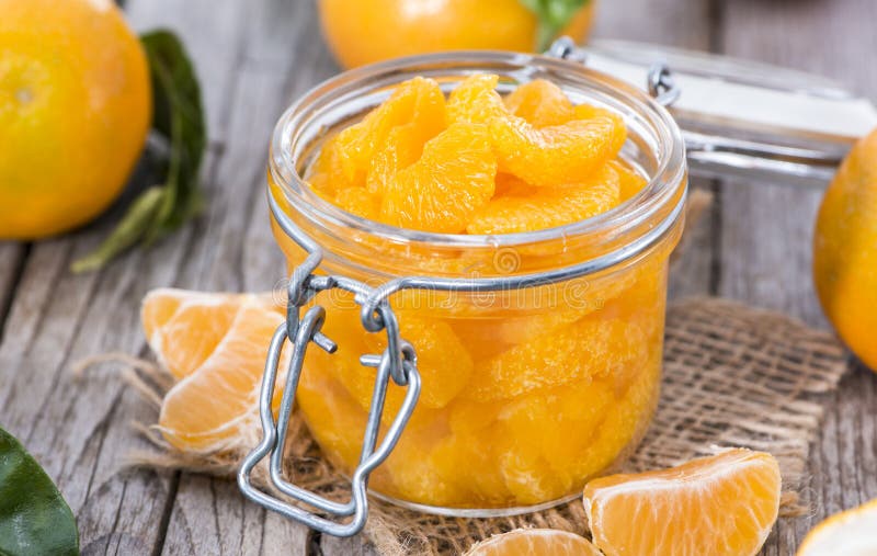 Canned Tangerines stock photo. Image of juicy, healthy 35631640