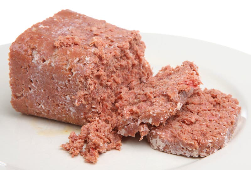 Canned or Tinned Corned Beef Stock Photo Image of beef, block 33620426