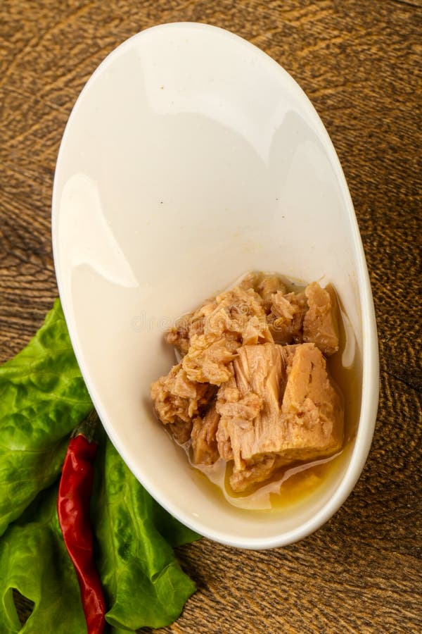 Canned tuna fish stock photo. Image of salad, white 142437200