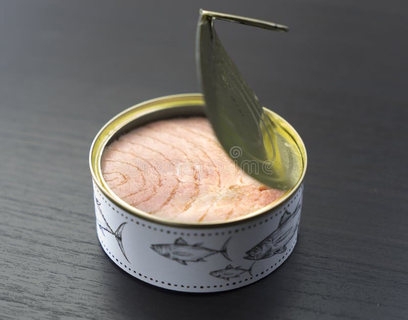Canned Tuna Fillet with Olive Oil Stock Image Image of package, olive