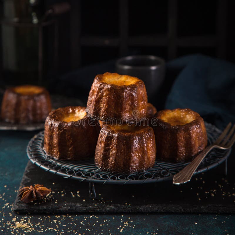 Cannele, Traditional French Cake Stock Image Image of cookies