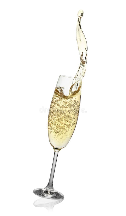 Cannelure avec l'éclaboussure abstraite du champagne. photographie stock Cannelure avec l'éclaboussure abstraite du champagne. photographie stock