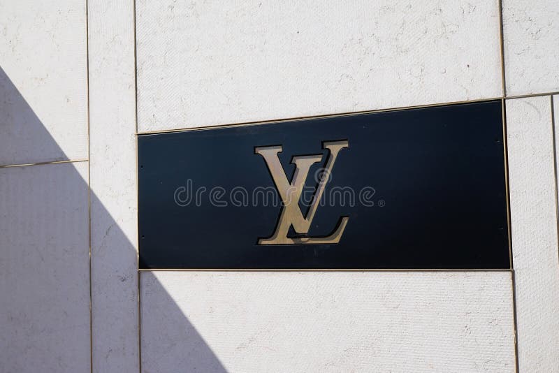 Louis Vuitton Logo and Letters Sign of Store Luxury Brand Fashion Shop  Editorial Image - Image of boutique, clothes: 203070510