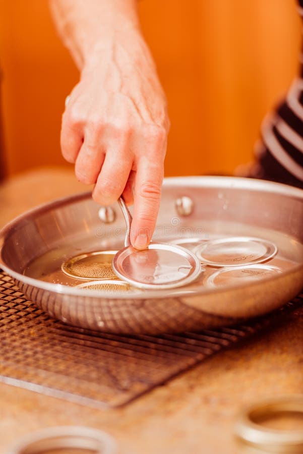 Canning lids stock photo. Image of preserve, canning, lids 6080698