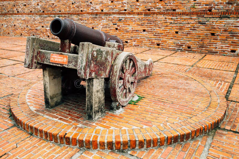 Cannon at Anping Fort Zeelandia in Tainan, Taiwan