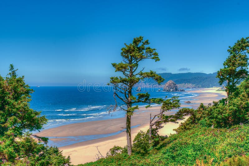 Cannon Beach, on Central Oregon Coast Stock Photo Image of central, highway 96852404
