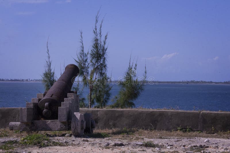 Cannon on Sao Sebastian fort walls