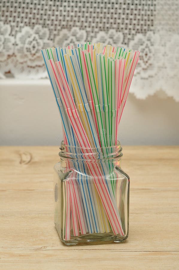 100 Cannucce Pieghevoli In PP Con Frutta 3D 24&times;0,5 Cm