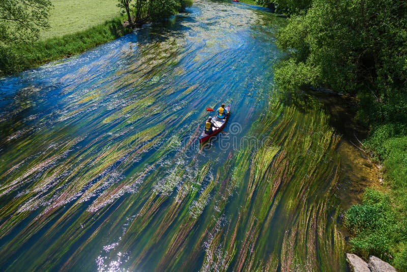 Canoe trip editorial photo. Image of sightseeing, european 55107376