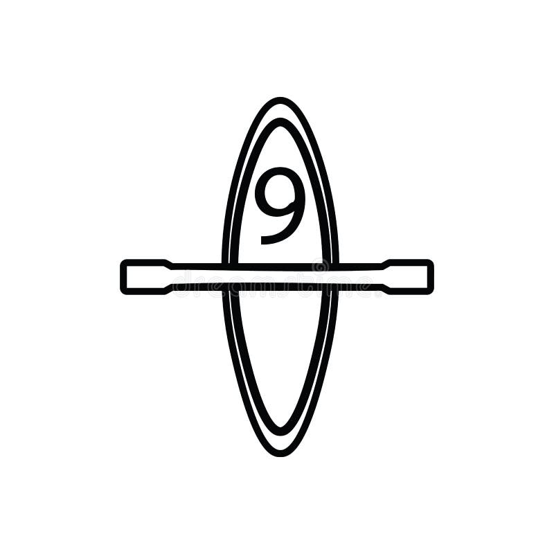Canoe icon. Element of Sport for mobile concept and web apps icon. Outline, thin line icon for website design and development, app royalty free illustration Canoe icon. Element of Sport for mobile concept and web apps icon. Outline, thin line icon for website design and development, app royalty free illustration
