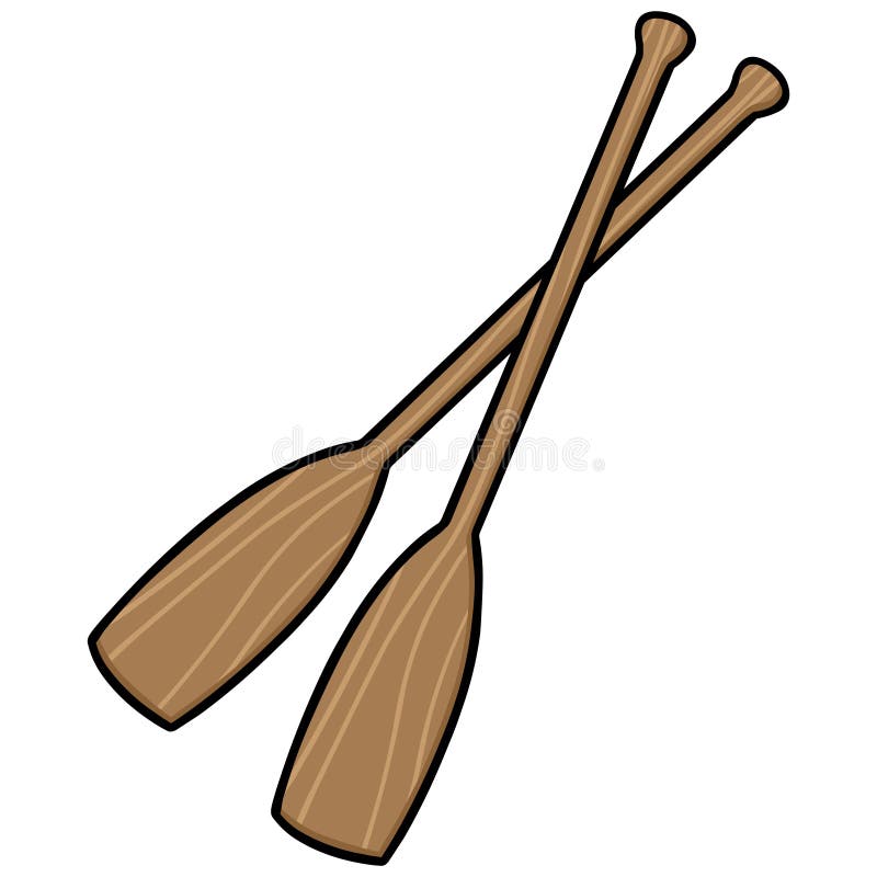 Canoe Paddles stock vector. Illustration of water, wood ... Canoe Paddles stock vector. Illustration of water, wood ...