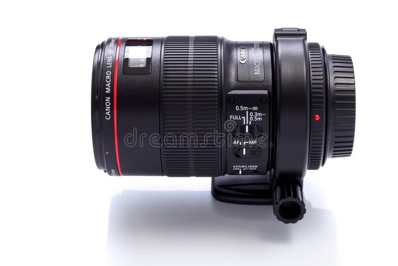 CANON LENS EF 100mm F2.8L Macro is USM Editorial Photography Image of  100mm, illustrative: 190754917