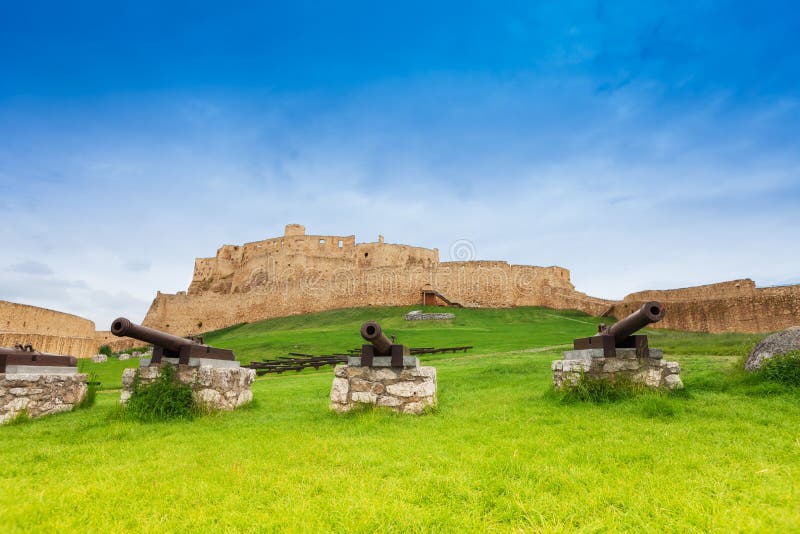 Canons and upper part of Spisski castle