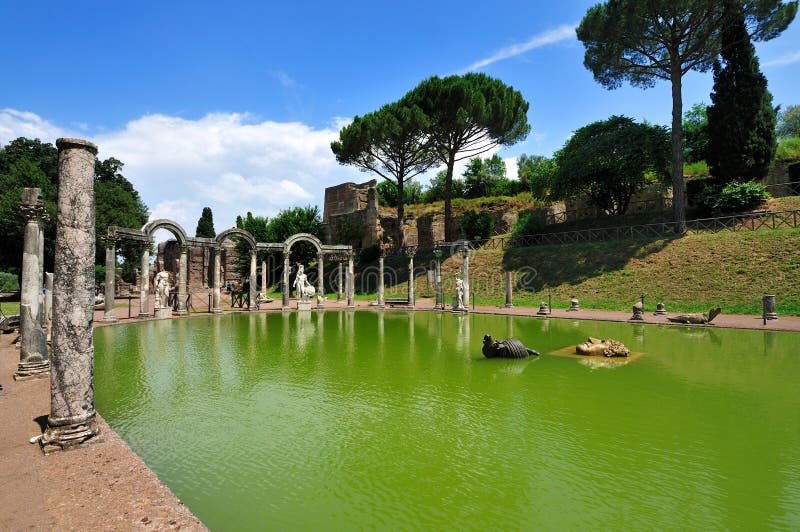 The Canopo in Hadrian Villa, Tivoli - Rome