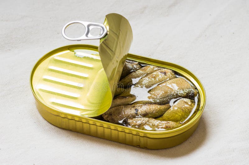 Cans fish in oil stock photo. Image of tinned, conserve 59703822