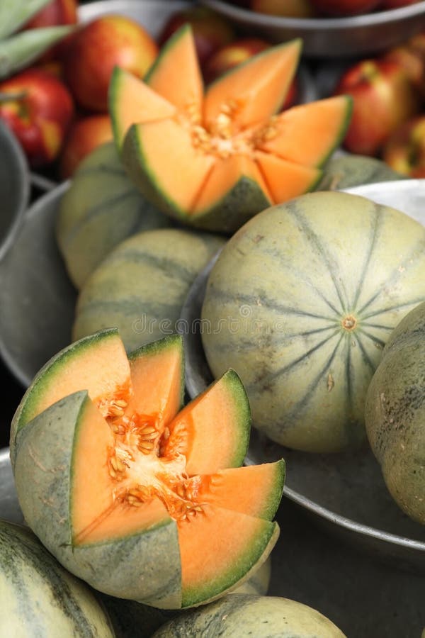 Carved melon stock photo. Image of artistry, fruit, honeydew 764914