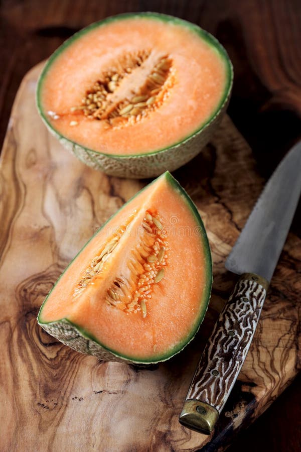 Cantaloupe, ripe melon stock photo. Image of juicy, succulent 55232524