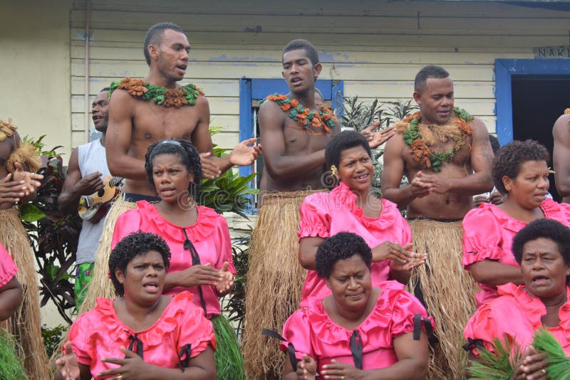 Cantantes del Fijian imagen de archivo libre de regalías Cantantes del Fijian imagen de archivo libre de regalías