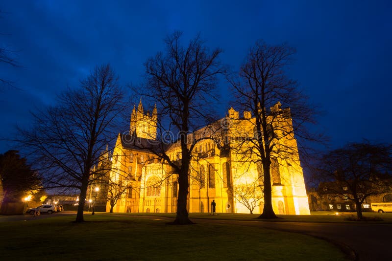 Canterbury Cathedral At Night