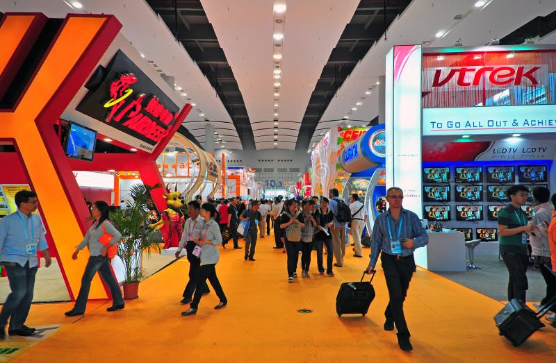 Canton fair electronics hall 10. 3 royalty free stock photos