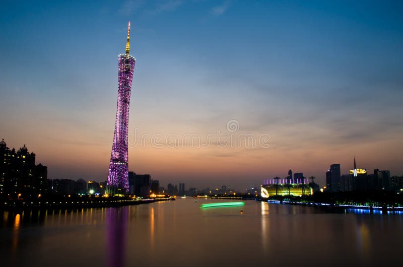 Canton tower royalty free stock photo Canton tower royalty free stock photo