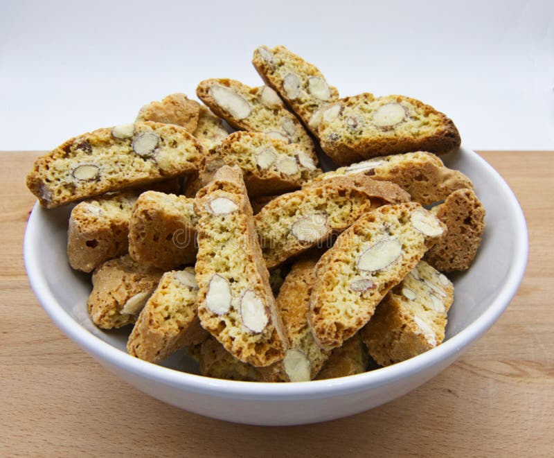 Cantucci Dessert or Cantuccini, Dry Almond Biscuits, Traditional Tuscan ...