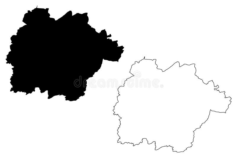 Mersch canton Grand Duchy of Luxembourg, Administrative divisions map vector illustration, scribble sketch Mersch map,. Mersch canton Grand Duchy of Luxembourg, Administrative divisions map vector illustration, scribble sketch Mersch map,