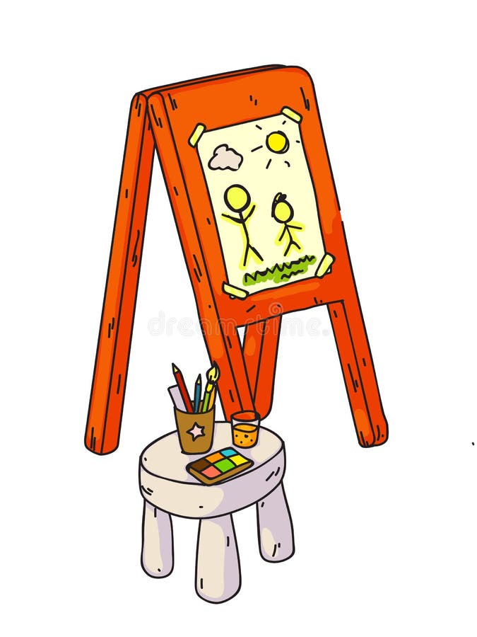 Cartoon Kids Painting Canvas Stock Illustrations – 542 Cartoon Kids Painting  Canvas Stock Illustrations, Vectors & Clipart - Dreamstime
