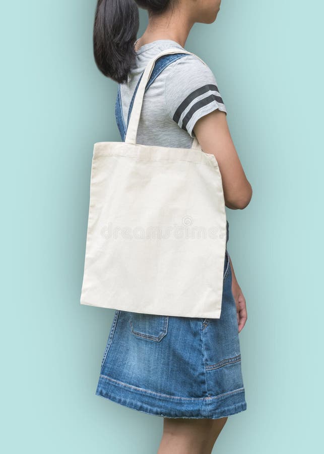 Tote Bag Canvas Fabric Cloth Eco Shopping Sack Mockup Blank Stock Photo by  ©Chinnapong 387954358