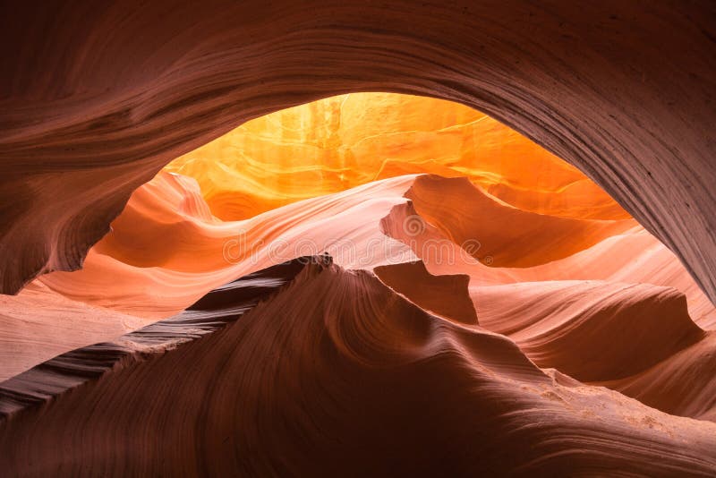 Canyon dell'antilope, Arizona, U.S.A., lago Powell fotografie stock Canyon dell'antilope, Arizona, U.S.A., lago Powell fotografie stock
