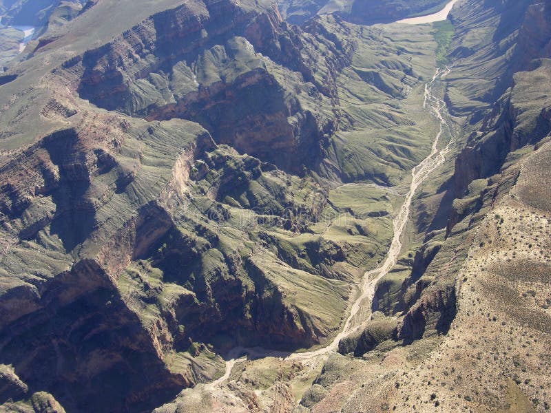 Canyon grand et fleuve Colorado photos libres de droits Canyon grand et fleuve Colorado photos libres de droits