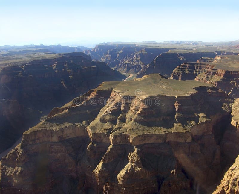 Canyon grand et fleuve Colorado image stock Canyon grand et fleuve Colorado image stock