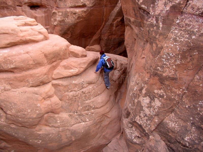 canyon hiking