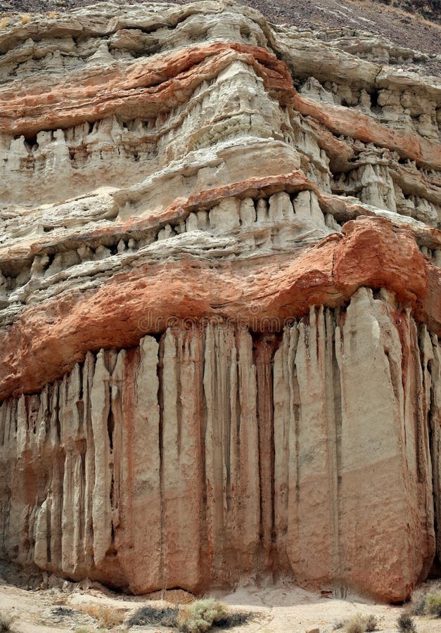 Canyon of red rocks