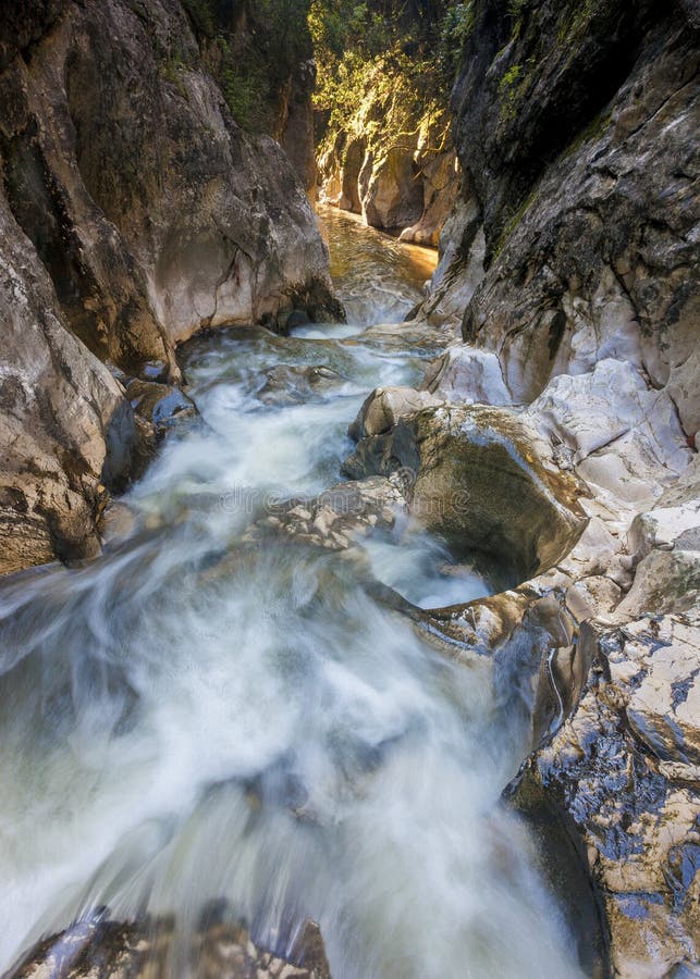 Canyon and river bed