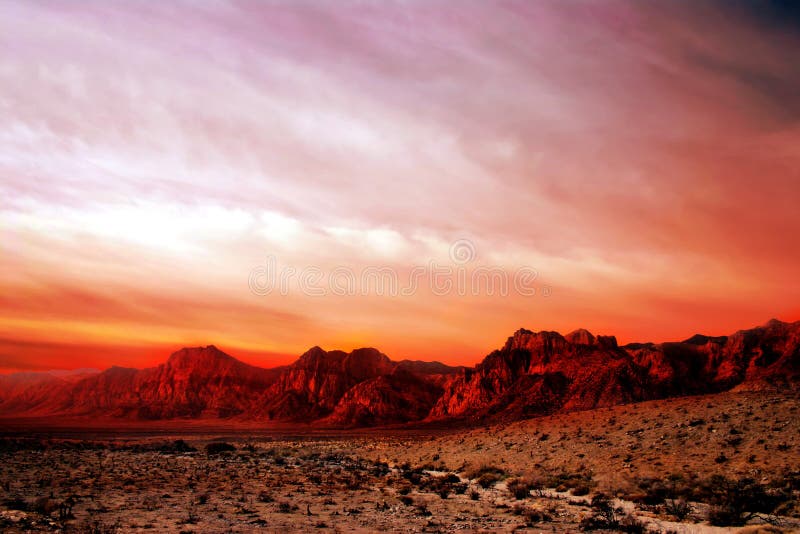 Canyon rosso della roccia, Nevada