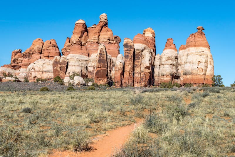 Canyonland National Park 's Needle District lizenzfreie stockfotografie Canyonland National Park 's Needle District lizenzfreie stockfotografie