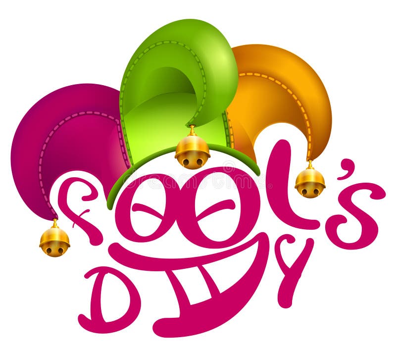 Cap de clovn de la April Day vector illustration