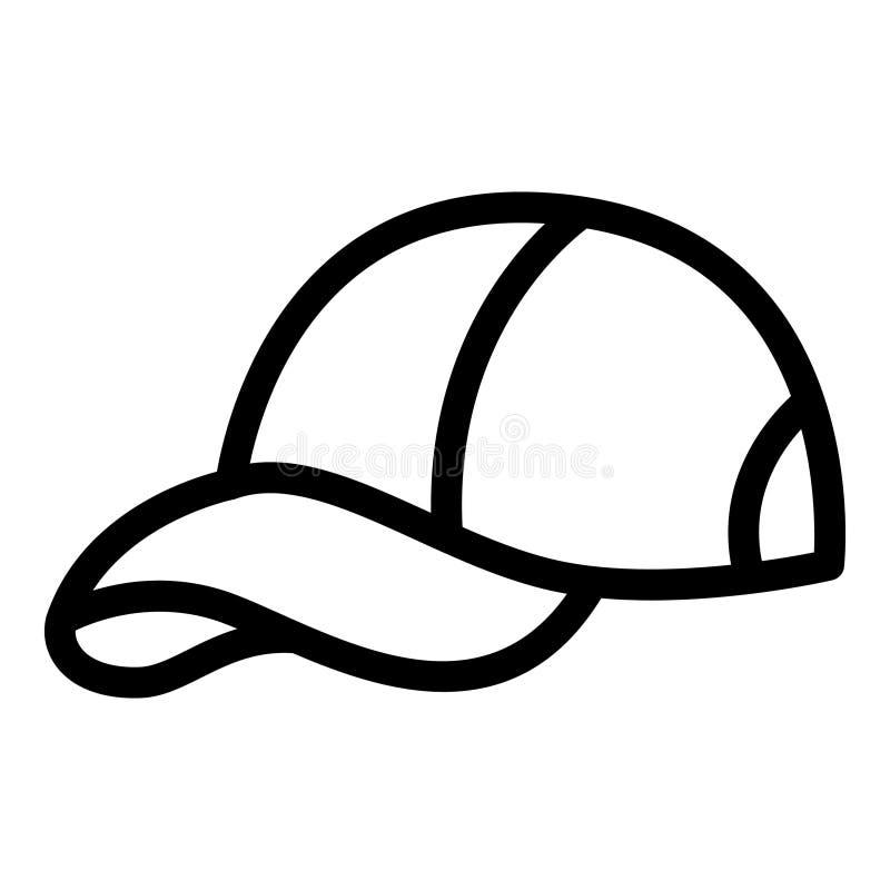 Baseball Hat Outline Stock Illustrations 3,280 Baseball Hat Outline