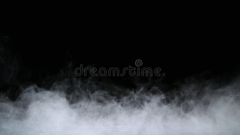 Capa realista de la niebla de las nubes de humo del hielo seco