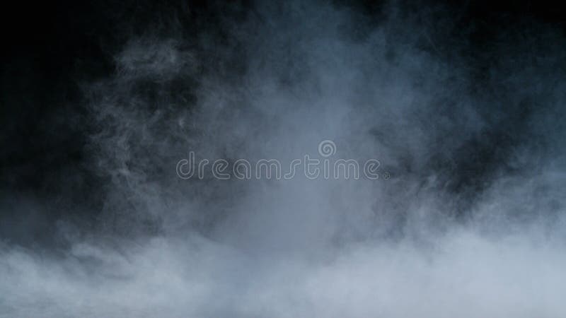 Niebla de nubes de humo de hielo seco realista