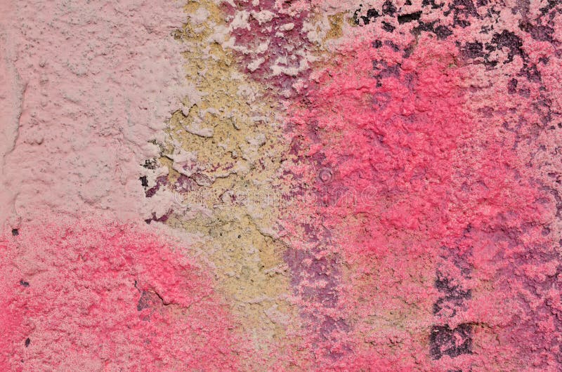Capa rosada del yeso foto de archivo. Imagen de concreto 82075980