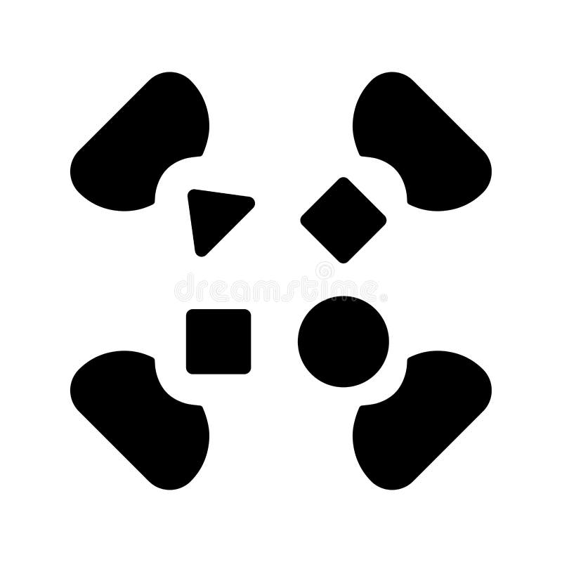 Capable, Diverse, Diversified Icon. Black Vector Graphics Stock