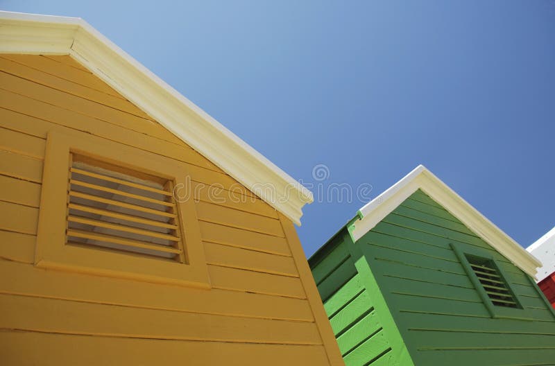 Capanne colorate immagine stock Capanne colorate immagine stock