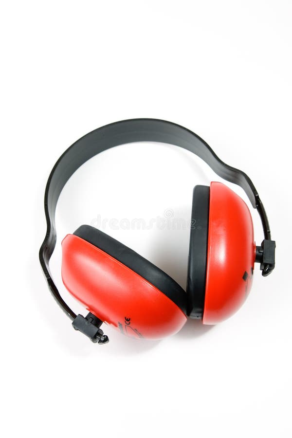 Protetores auriculares imagem de stock