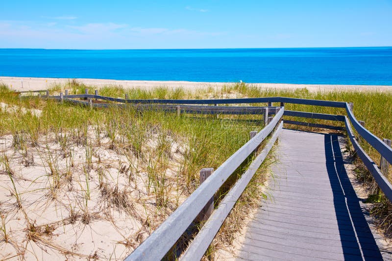 Cape Cod Sandy Neck Beach Massachusetts US stock image