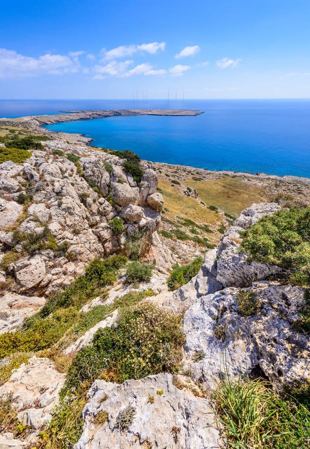 Cape Greco Coastline View,cyprus 5 Stock Photo - Image of capeseascape ...