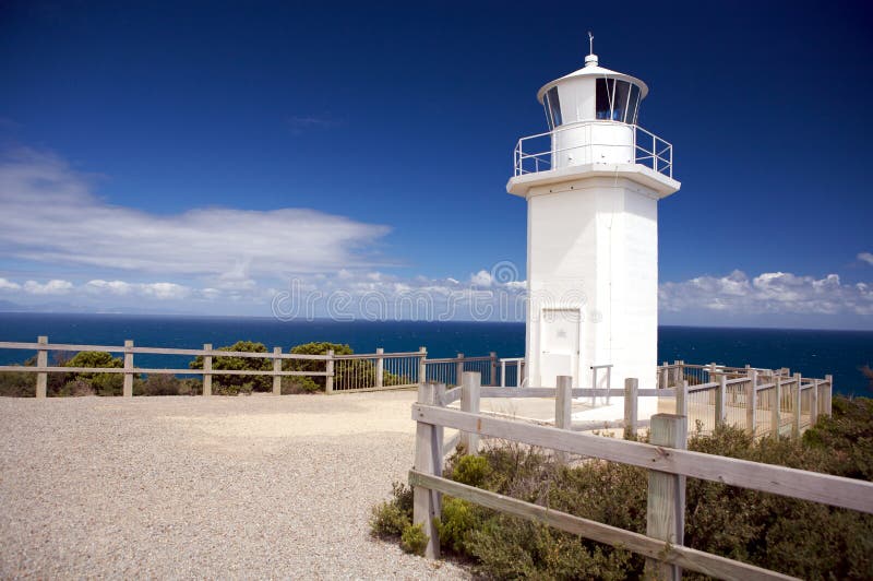 Cape Liptrap lighthouse over looking the sea