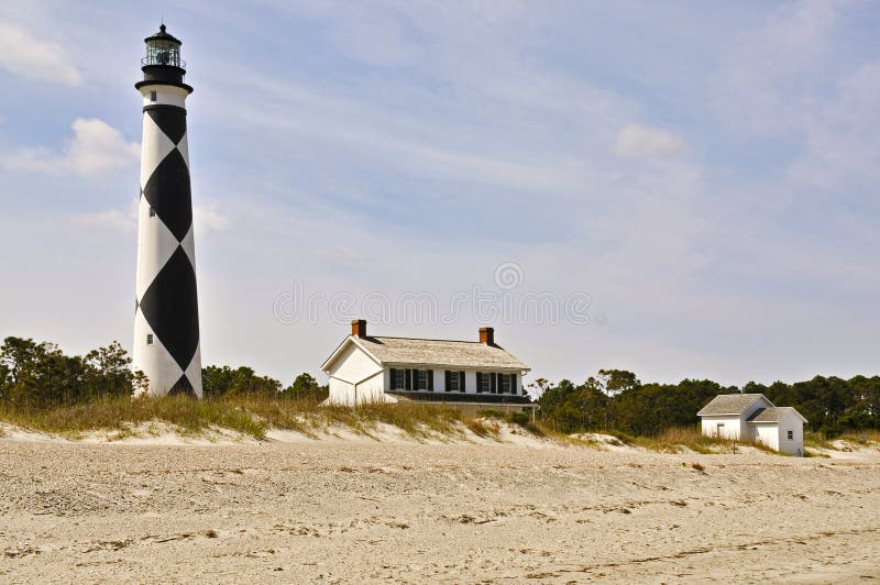 Cape Lookout Lighthouse royalty free stock photography