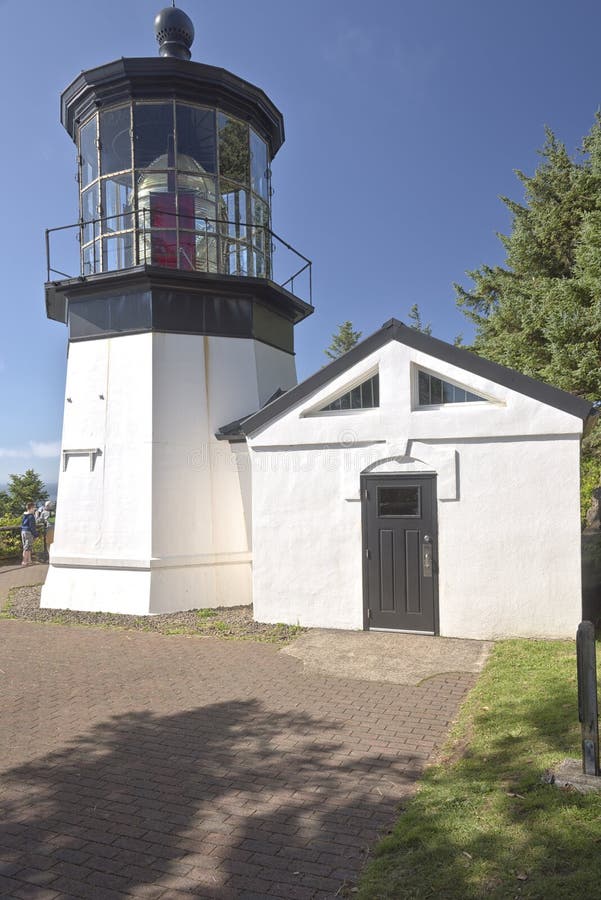 Cape Meares Lighthouse Oregon Coast. Stock Image Image of recreation